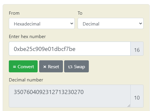 convert hex ethereum