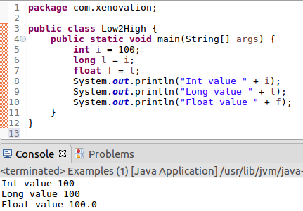 convert hex to long java