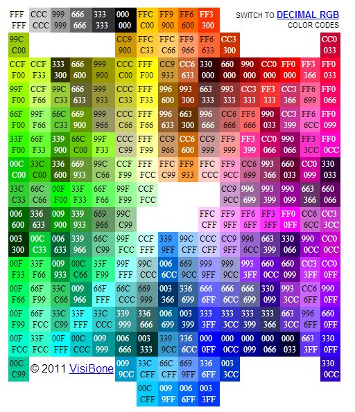 hex codes website