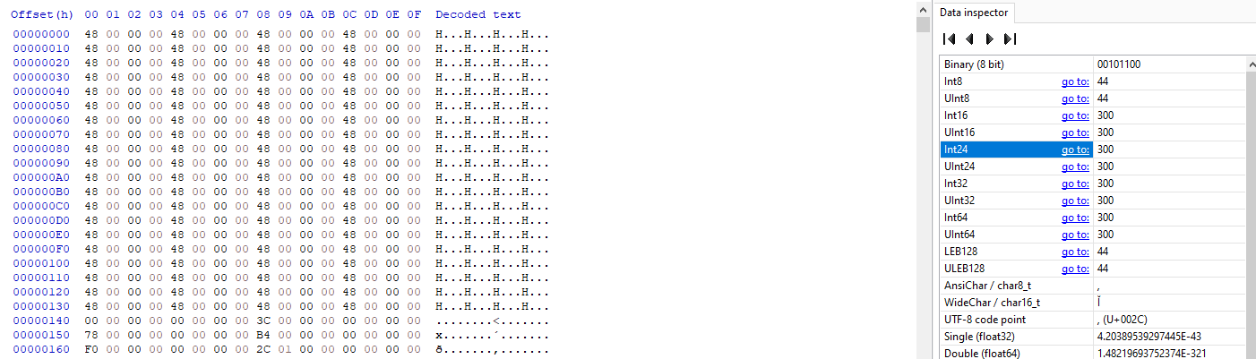 convert hex list to decimal python