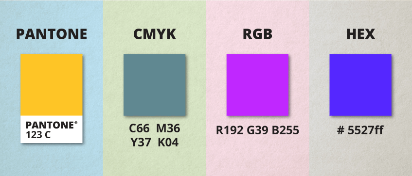 hex colour codes