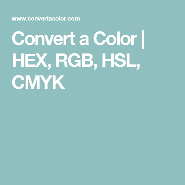 convert hex to hsl