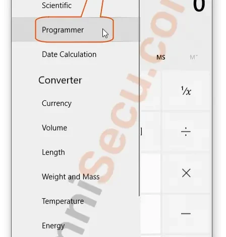 hex calculator converter