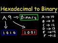 hex conversion to binary